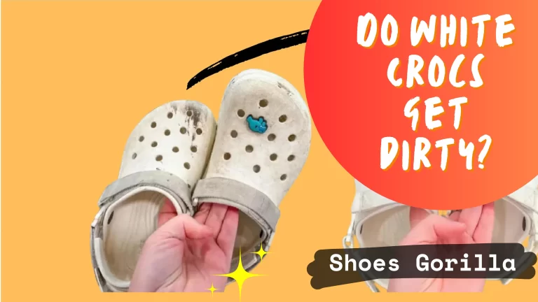 Do white Crocs get dirty? – Quick Guide