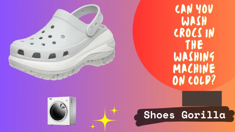 Can you wash Crocs in the washing machine on cold?